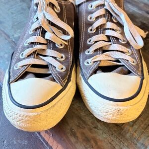Faded Black Converse All Star Sneakers